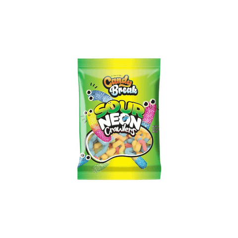 Candy Break Sour Neon Crawlers Candy 113g - CAFELAX