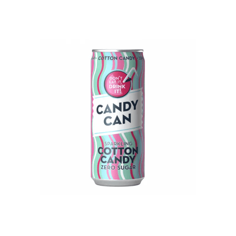 Candy Can Sparkling Cotton Candy Drink 330ml - CAFELAX