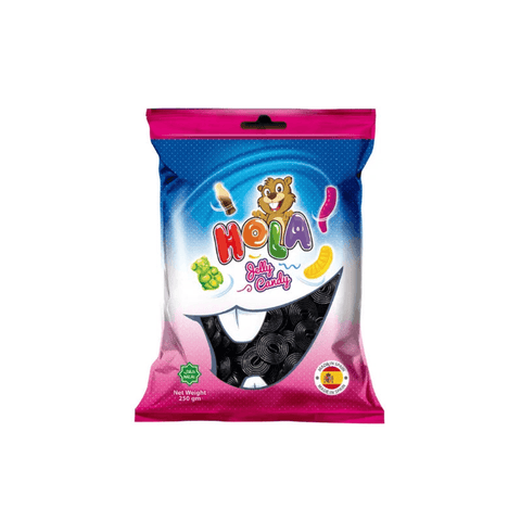 Candy Hola Licorice weel Jelly Candy 250 gm - CAFELAX