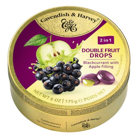 Cavendish & Harvey Blackcurrant & Apple Drops Candy 175g