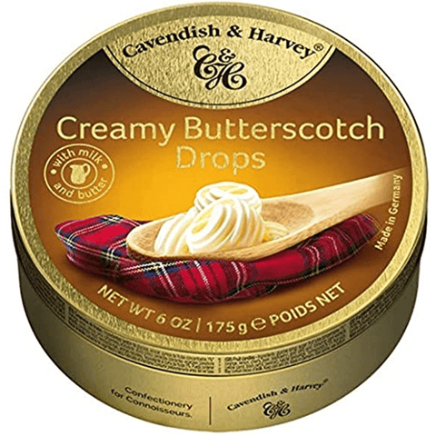 Cavendish & Harvey Creamy Butterscotch Drops Candy 175g