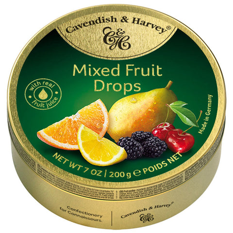 Cavendish & Harvey Mixed Fruit Drops Candy 200g
