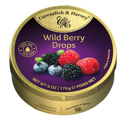 Cavendish & Harvey Wild Berry Drops Candy 175g
