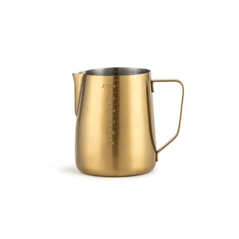 Champagne Graded Stainless Steel Milk Pitcher 350ml - CAFELAX
