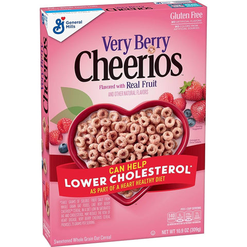 Cheerios Very Berry & Real Berries Gluten Free Cereals 309g