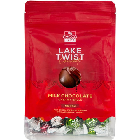 Choco Lake Twist Milk Chocolate Creamy Balls 450g