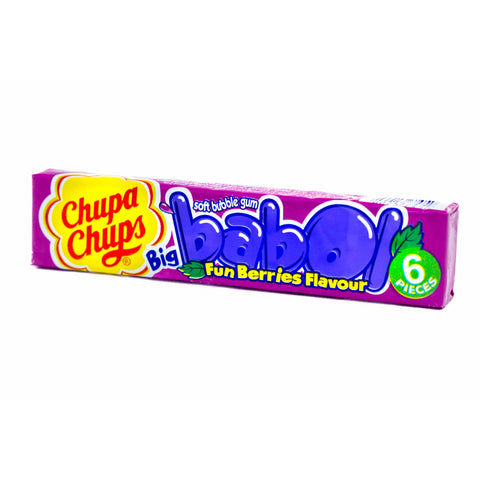 Chupa Chups Big Babol Fun Berries Flavour Bubble Gum 27g