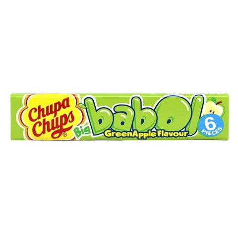 Chupa Chups Big Babol Green Apple Flavour Bubble Gum 27g