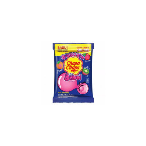 Chupa Chups Big Babol Rasa Tutti Frutti Bubble Gum 152g