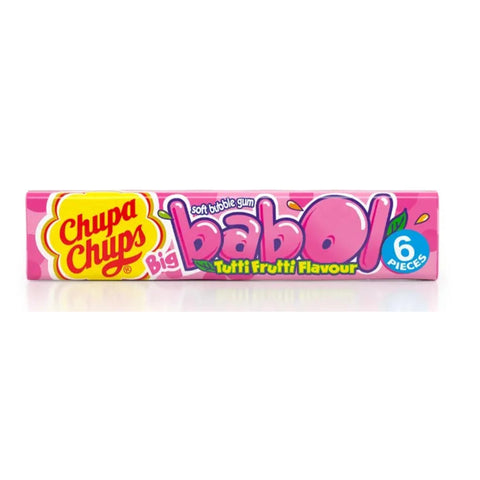 Chupa Chups Big Babol Tutti Frutti Flavour Bubble Gum 27g