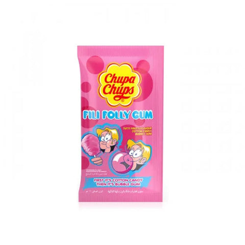 Chupa Chups Fili Folly Gum Tutti Frutti First Cotton Candy Bubble Gum 11g