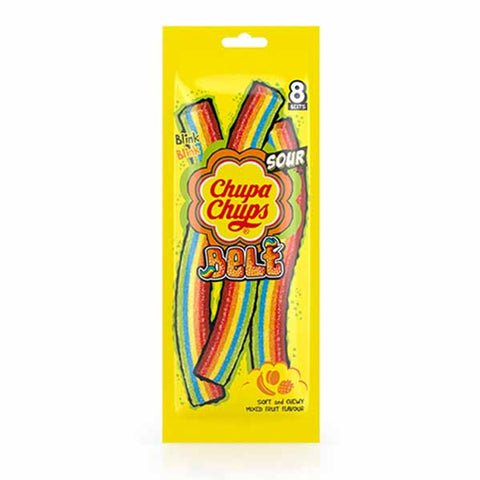 Chupa Chups Sour Belt Mixed Fruit Flavour 57g