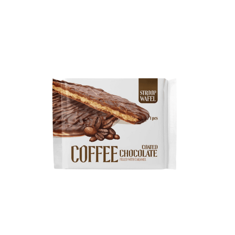 Class A Stroop Wafel Coated with Coffee Chocolate 41g - CAFELAX