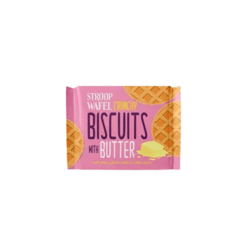 Class A Stroop Wafel Crunshy Biscuits With Butter 30 gm - CAFELAX