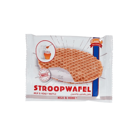 Class A Stroopwafel Milk & Honey 30g - CAFELAX