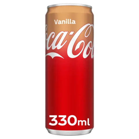 Coca Cola Soda Drink Vanilla 330ml
