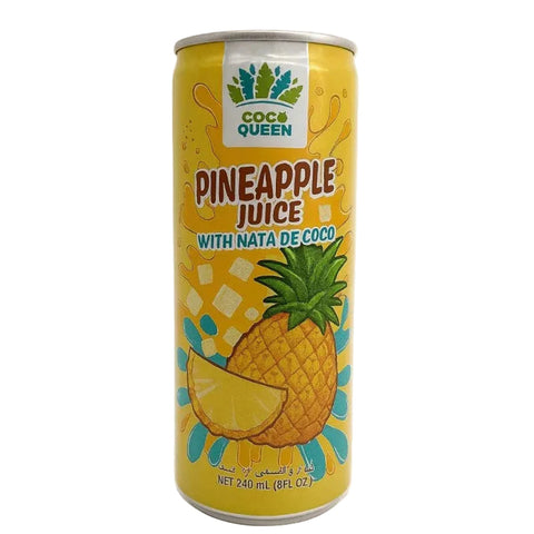 Coco Queen Pineapple Juice With Nata De Coco 240ml