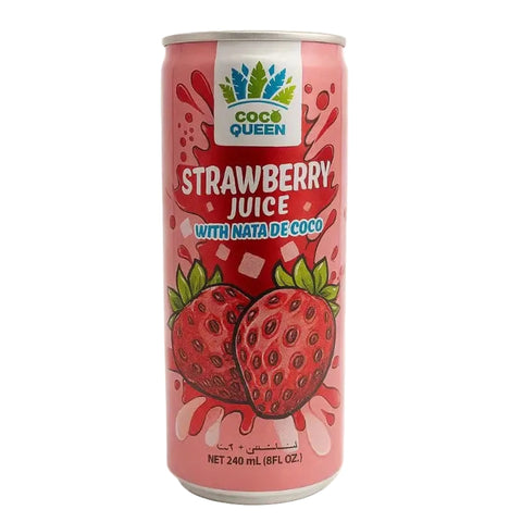 Coco Queen Strawberry Juice With Nata De Coco 240ml