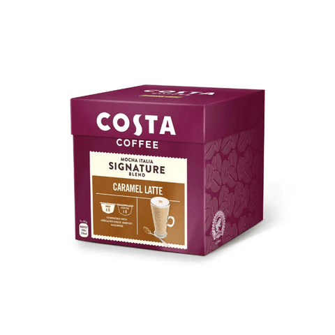 Costa Signature Blend Caramel Latte Dolce Gusto Coffee Capsules - 16 Capsules - CAFELAX
