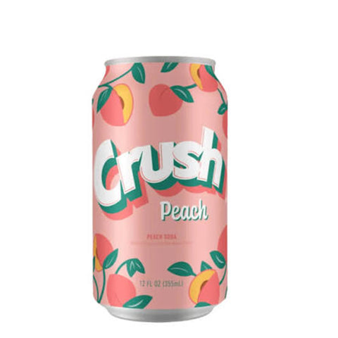 Crush Peach Soda Drink 355ml