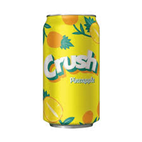 Crush Pineapple Soda Drink 355ml