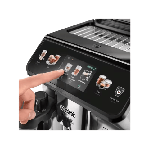 De'Longhi Eletta Explore Bean To Cup Espresso Machine - +50 Hot & Cold Drinks ECAM450.55.S - CAFELAX
