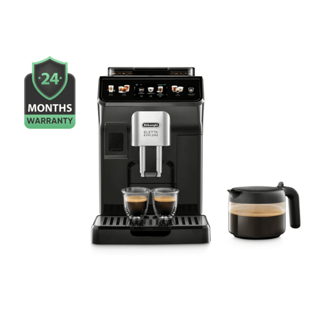 De'Longhi Eletta Explore Bean To Cup Espresso Machine - +50 Hot & Cold Drinks ECAM450.65.G