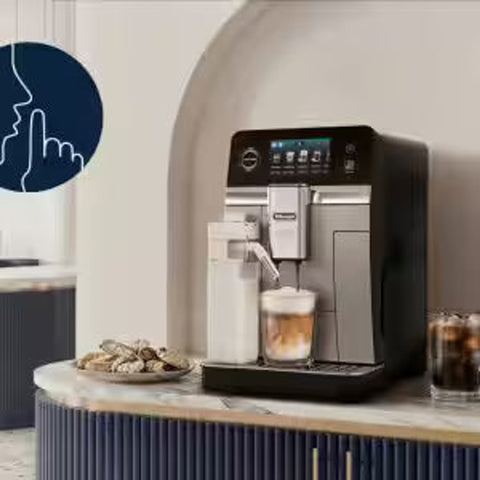 De'Longhi Eletta Ultra Bean To Cup Espresso Machine - +50 Hot & Cold Drinks ECAM470.85.MB
