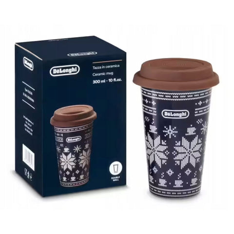 Delonghi Ceramic Double-Wall Mug - 300ml
