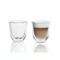 Delonghi Double-Wall Thermo Cappuccino Glasses - Set of 2 - 190ml - CAFELAX