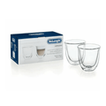 Delonghi Double-Wall Thermo Cappuccino Glasses - Set of 2 - 190ml - CAFELAX