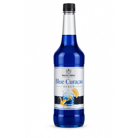 "EX: 10-12-2026" Dixie Mills Blue Curacao Syrup 1L