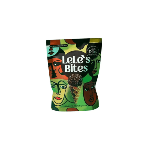 Lele’s Bites Mini Waffle Cone Filled With Rocher Spread 80g - CAFELAX