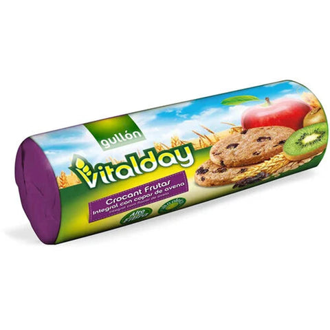 EX:" 11-4-2026 "Gullón Vitalday Crocant Fruta Integral Biscuits 300g
