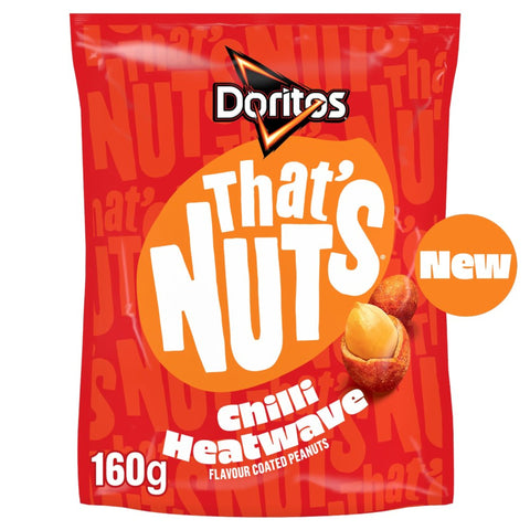 EX:” 13-6-2026 “Doritos That's Nuts Chilli Heatwave Coated Peanuts 160g