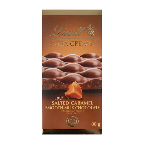 EX:" 14-4-2026 "Lindt Extra Creamy Salted Caramel Smooth Milk Chocolate 80g