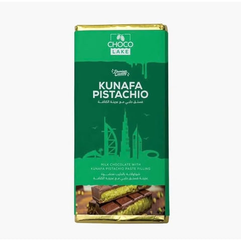 EX:" 16-3-2026 "Choco Lake Milk Chocolate With Kunafa Pistachio 60g
