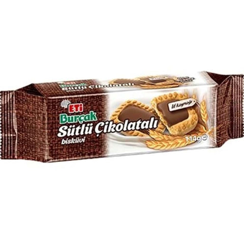 EX:" 19-7-2026 "Eti Burçak Milk Chocolate Biscuits 114g‏