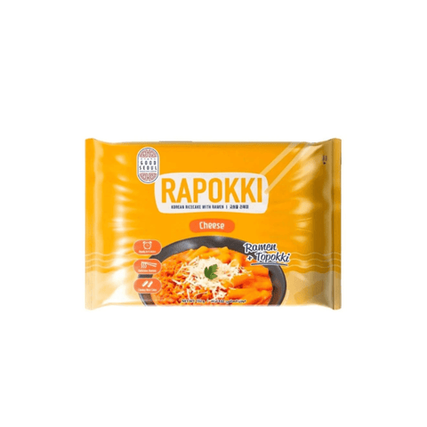 Rapokki Korean Ricecake with Ramen Cheese Flavored 132g - CAFELAX