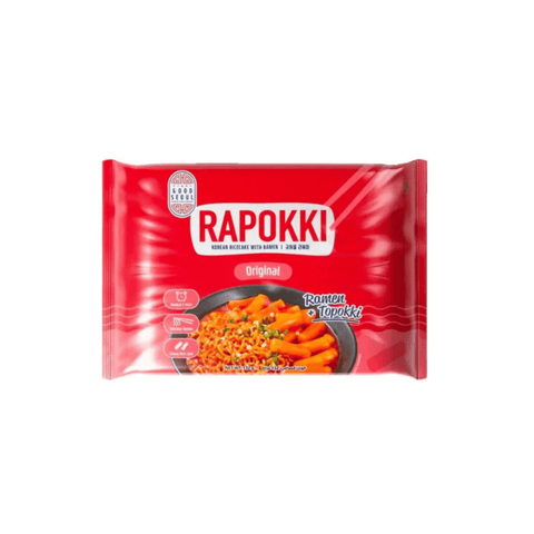 Rapokki Korean Ricecake with Ramen Original Flavored 132g - CAFELAX