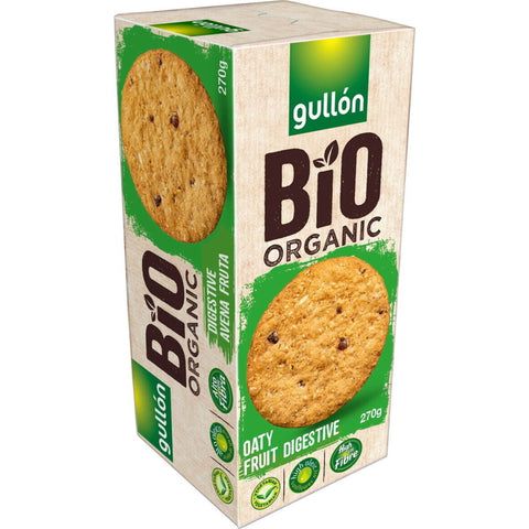 EX:" 4-6-2026 "Gullón Bio Organic Oaty Fruit Biscuits 270g