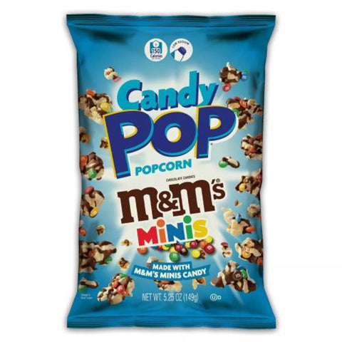 EX:" 9-4-2026 "Popcorn M&M Mini Candy Pieces 149g
