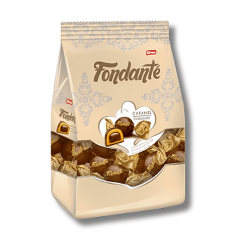 Elvan Fondante Chocolate Caramel Toffee 200g