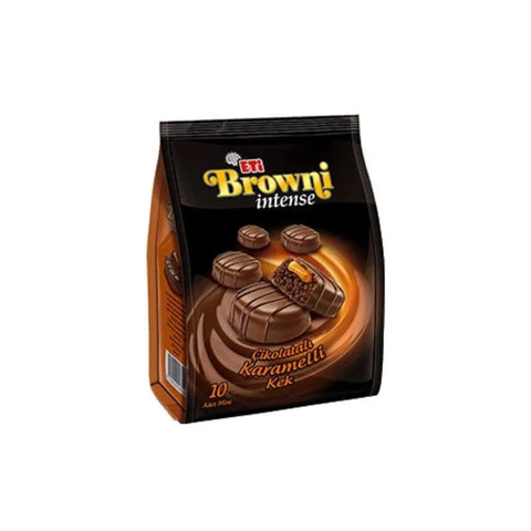 Eti Browni Intense Chocolate With Caramel 10 Pieces - 160g - CAFELAX