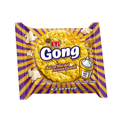 Eti Gong Honey and Mustard Rice Cake 34g