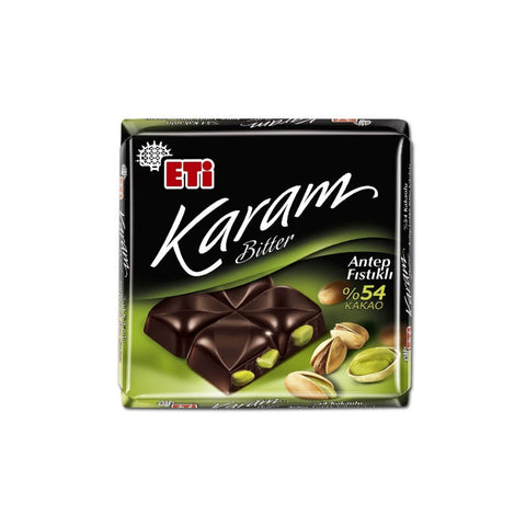 Eti Karam 54% Cacao Pistachio Chocolate 60g