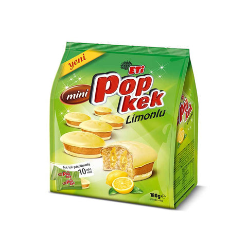 Eti Mini Pop Kek 10 Mini Limonlu - 180g