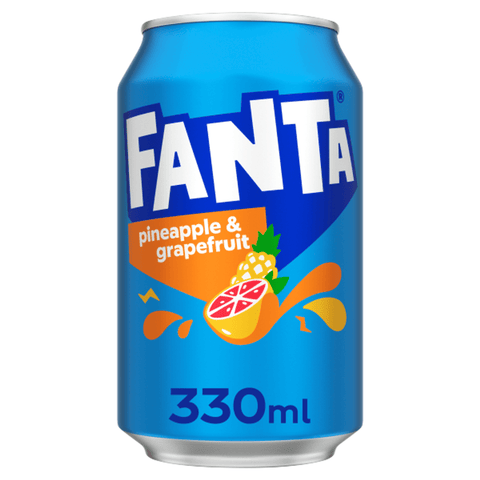 Fanta Soda Drink Pineapple & Grapefruit 330ml