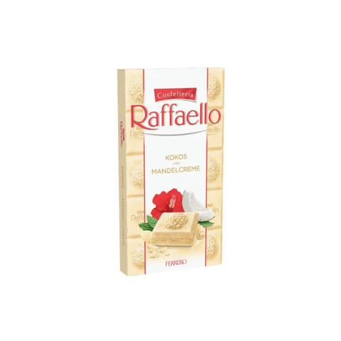 Ferrero Rocher Raffaello Kokos & Mandel Creme White Chocolate 100g - CAFELAX