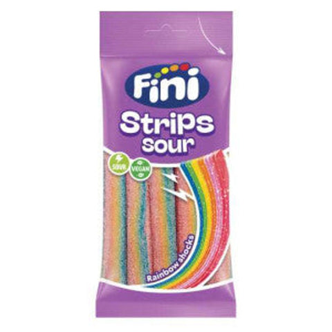 Fini Jelly Sour Strips Rainbow Candy 90g